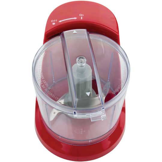 Brentwood Red 1.5 Cup Mini Food Chopper